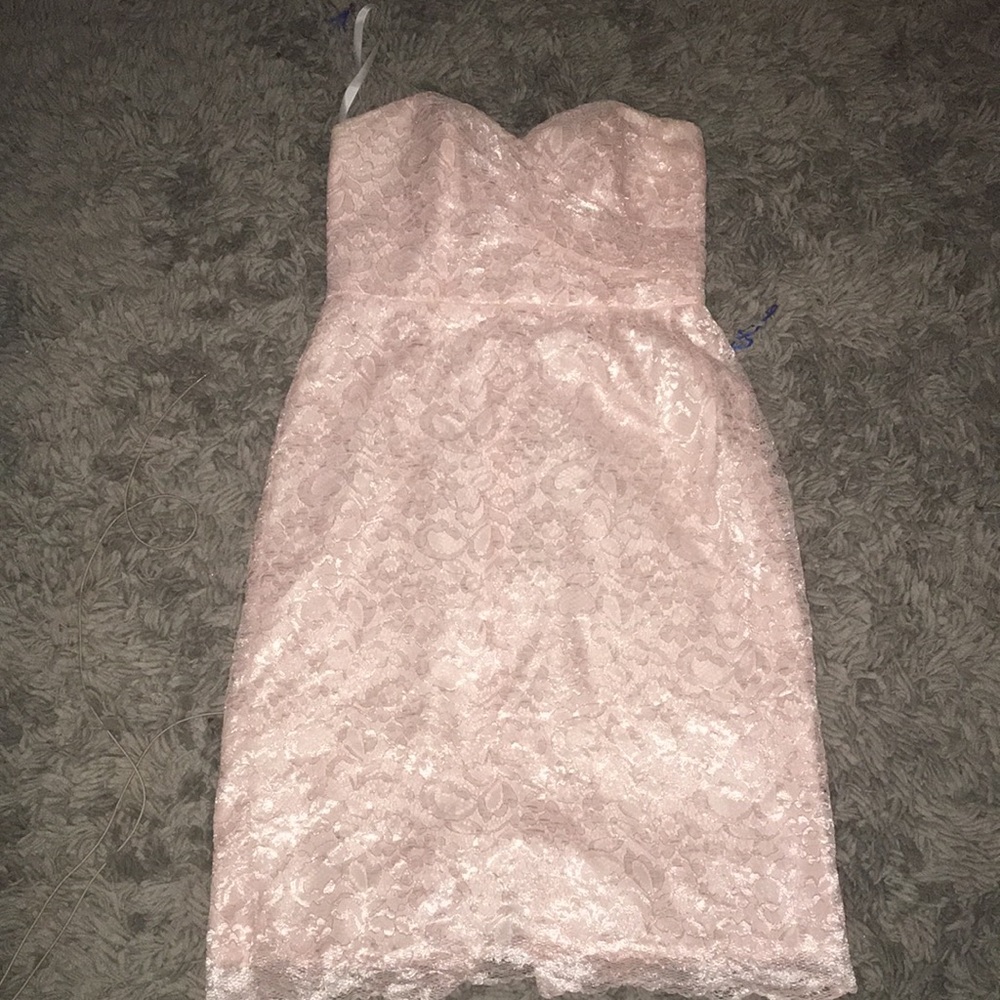 Petal Pink lace dress